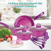 Kitchen Cookware Set 13-Piece Non-Stick Cooking Pots